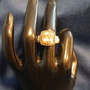 Lia Sophia Gold and Silver Statement Ring